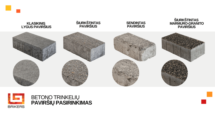 Rinkdamiesi betono trinkeles galite pasirinkti ne tik trinkelės spalvą ar formą, bet ir paviršių:…