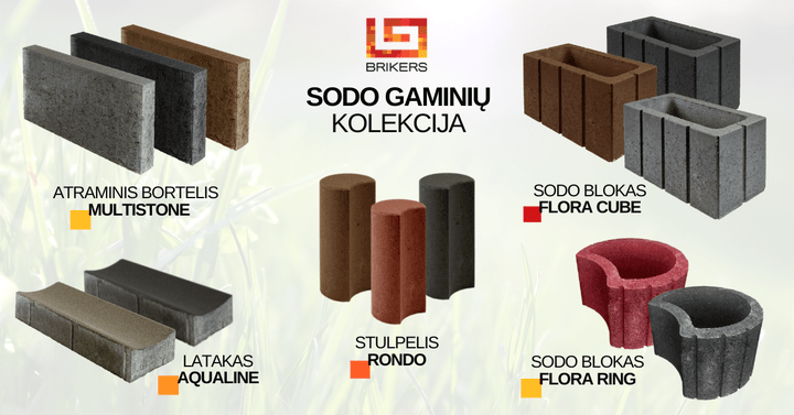 Sukurkite estetišką ir tvarkingą sodo aplinką su mūsų betoniniais sodo gaminiais. Sodo gaminių asortimentą…