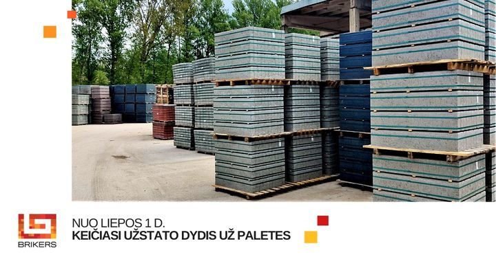 Mūsų produkcija pristatoma ant palečių (padėklų), už kurias imamas papildomas mokestis – užstatas. Šis…